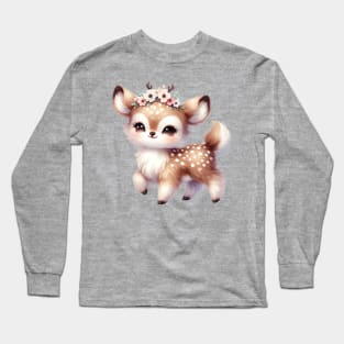 Boho Baby Deer Long Sleeve T-Shirt